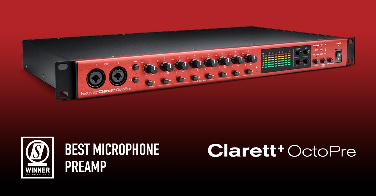 SoS-Award til Focusrite Clarett+